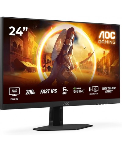 მონიტორი - AOC 24G4HRE / 23.8" / Fast IPS / 0.5ms / 200Hz / FHD
