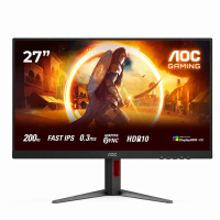 მონიტორი - AOC 27G4HRE / 27" / Fast IPS / 200Hz / 0.3 ms / FHD