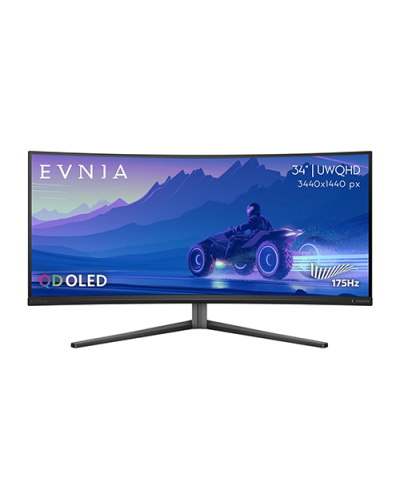 მონიტორი - Philips 34M2C6500 / 34" / QD-OLED / 175Hz / 0.03ms / UWQHD / რკალური
