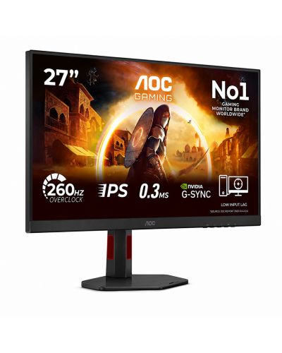მონიტორი - AOC 27G4ZR / 27" / Fast IPS / 0.3ms / 260Hz / FHD