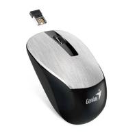 მაუსი - Genius NX-7015 Silver / უსადენო / 1600 DPI / ოპტიკური / ვერცხლისფერი / 57 გრამი