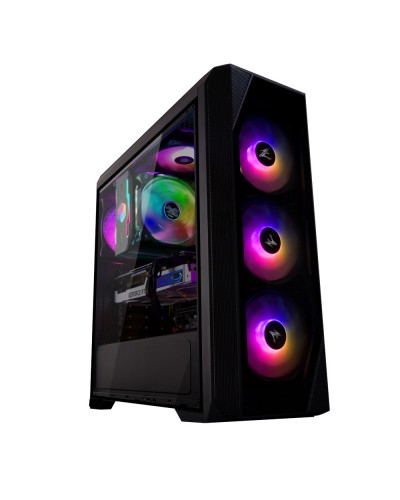 ქეისი - Zalman N5 TF / ATX / Micro-ATX / Mini-ITX / 1× USB 3.0 / 2× USB 2.0 / 4×120mm RGB / 365mm VGA / შავი