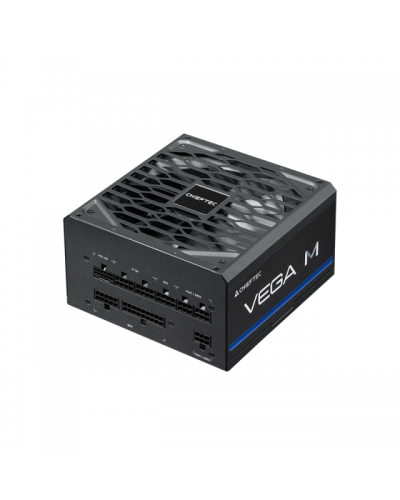 კვების ბლოკი - CHIEFTEC Vega M 850W / 80 Plus Gold / ATX 3.1 / სრულად მოდულარული / შავი