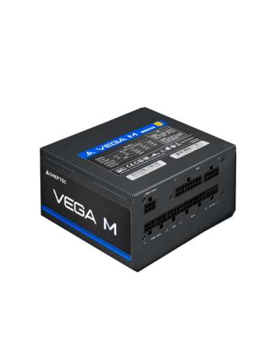 კვების ბლოკი - CHIEFTEC Vega M 850W / 80 Plus Gold / ATX 3.1 / სრულად მოდულარული / შავი
