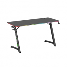 მაგიდა - VERTEX VX-GD-02RGBB / Gaming / RGB / 140×60 სმ / შავი / მატი შავი