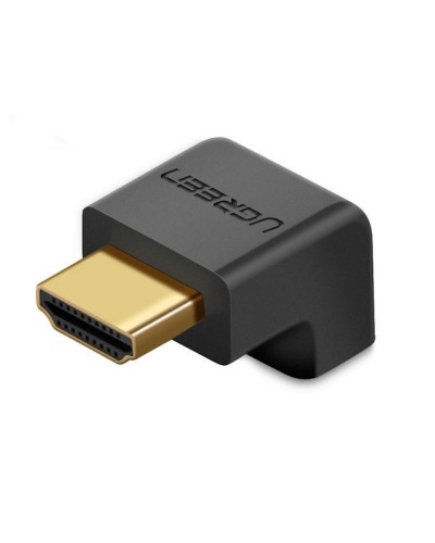 HDMI ადაპტერი - UGREEN HD112 (20109) / HDMI Male to Female / Down / HDMI 1.4 / შავი