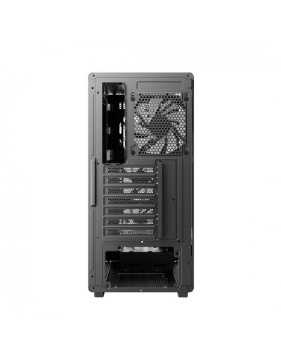 ქეისი - DeepCool CC550 4F / 4x 120 მმ ARGB ფანი / ATX - Micro-ATX - Mini-ITX / ნაწრთობი მინა / შავი