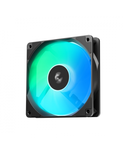 ქეისი - DeepCool CC550 4F / 4x 120 მმ ARGB ფანი / ATX - Micro-ATX - Mini-ITX / ნაწრთობი მინა / შავი