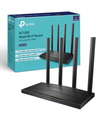 Wi-Fi როუტერი - TP-Link Archer C6 / AC1200 / MU-MIMO / Dual-Band