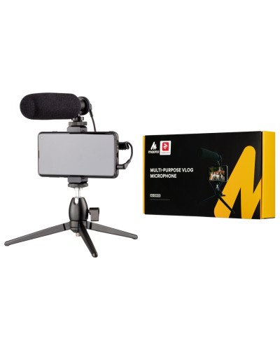 მიკროფონი ვლოგისთვის - 2E Maono by MM011 / 3.5mm / Tripod / ფერი: შავი
