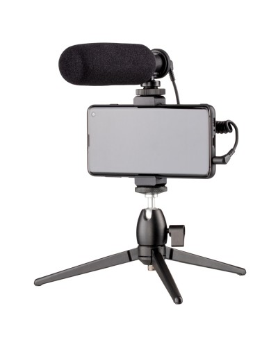 მიკროფონი ვლოგისთვის - 2E Maono by MM011 / 3.5mm / Tripod / ფერი: შავი