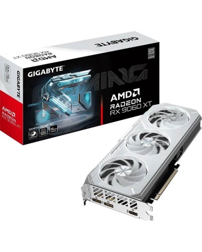 ვიდეობარათი - GIGABYTE Radeon RX 9060 XT GAMING OC ICE 16GB / 128-Bit / GDDR6 / თეთრი