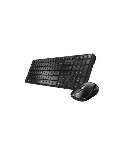 კლავიატურა + მაუსი - Genius SlimStar 8250 / უსადენო / Bluetooth + 2.4GHz / Slim / შავი