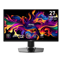 მონიტორი - MSI MAG 272QP QD-OLED X24 / 26.5" / QD-OLED / WQHD / 240Hz / 0.03ms / შავი