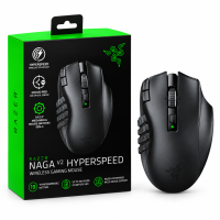 მაუსი - Razer Naga V2 HyperSpeed / უსადენო / 30,000 DPI / 95 გრამი / შავი