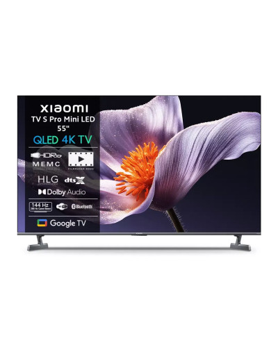ტელევიზორი - Xiaomi - TV S Pro Mini LED 55 2026 - 55" (140 სმ) / 4K UHD / QLED / Mini LED / Google TV