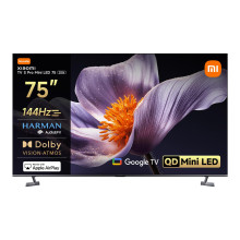 ტელევიზორი - Xiaomi - TV S Pro Mini LED 75 2026 - 75" (191 სმ) / 4K UHD / QLED / Mini LED / Google TV