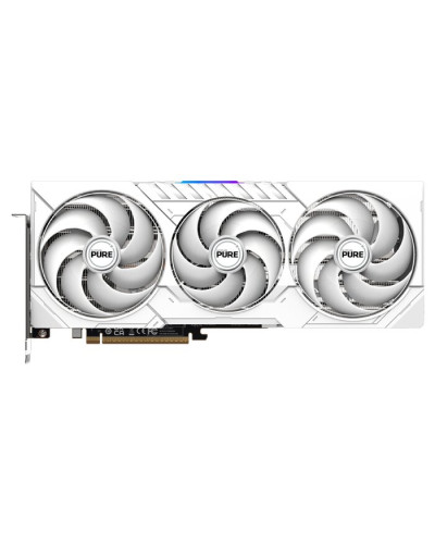 ვიდეობარათი - SAPPHIRE PURE Radeon RX 9070 16GB / 256-Bit / GDDR6 / თეთრი