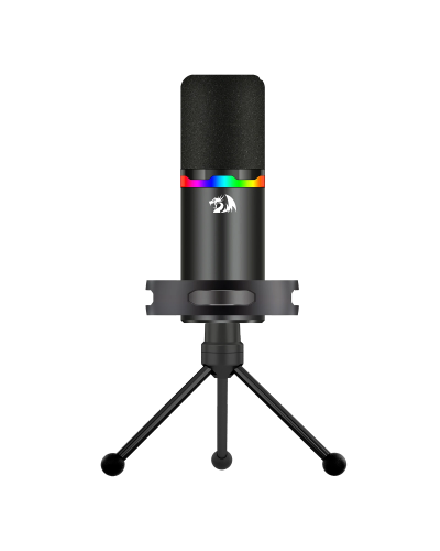 მიკროფონი სტრიმინგისთვის - Redragon GM307 Solara / USB / Dynamic / 48kHz / RGB / ფერი: შავი