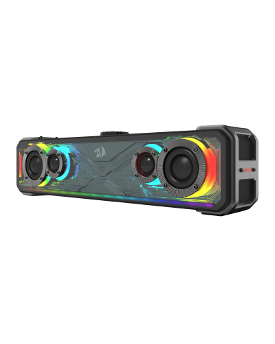 დინამიკი - Redragon GS817 SURGE / 2.0 / 30W / RGB / Bluetooth 5.3 / AUX / შავი