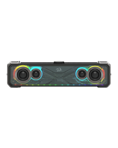 დინამიკი - Redragon GS817 SURGE / 2.0 / 30W / RGB / Bluetooth 5.3 / AUX / შავი