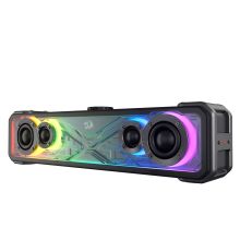 დინამიკი - Redragon GS817 SURGE / 2.0 / 30W / RGB / Bluetooth 5.3 / AUX / შავი