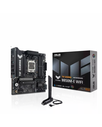 დედადაფა - ASUS TUF GAMING B850M-E WIFI / DDR5 / AM5 / Wi-Fi 6E / Bluetooth 5.3 / mATX