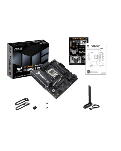 დედადაფა - ASUS TUF GAMING B850M-E WIFI / DDR5 / AM5 / Wi-Fi 6E / Bluetooth 5.3 / mATX