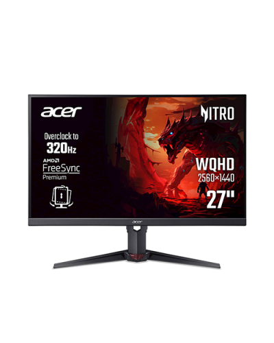 მონიტორი - Acer Nitro XV270UF3bmiiprx / 27" / IPS / WQHD / 320Hz / 0.5ms / შავი