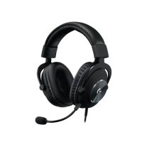 ყურსასმენი - Logitech PRO X Gaming Headset / სადენით / DTS 7.1 / 320 გრამი / შავი