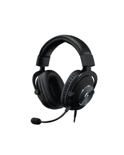 ყურსასმენი - Logitech PRO X Gaming Headset / სადენით / DTS 7.1 / 320 გრამი / შავი