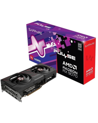 ვიდეობარათი - SAPPHIRE PULSE Radeon RX 9070 16GB / 256-Bit / GDDR6