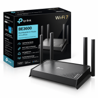 Wi-Fi როუტერი - TP-Link Archer BE220 / Wi-Fi 7 / BE3600 / ორმაგი სიხშირის დიაპაზონი / 3.6 Gbps