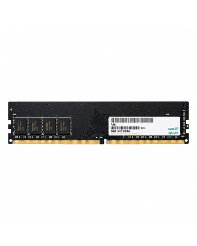 ოპერატიული მეხსიერება – Apacer DDR4 / 8GB / 3200MHz / CL22 / UDIMM / შავი