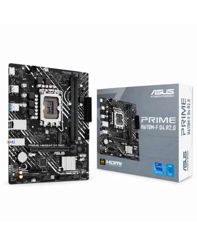 დედადაფა - ASUS PRIME H610M-F D4 R2.0 / Intel H610 / LGA 1700 / DDR4 / micro-ATX