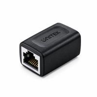 RJ45 ქსელის გამაგრძელებელი ადაპტერი - UNITEK A1026BK / 1 In 1 Out / შავი