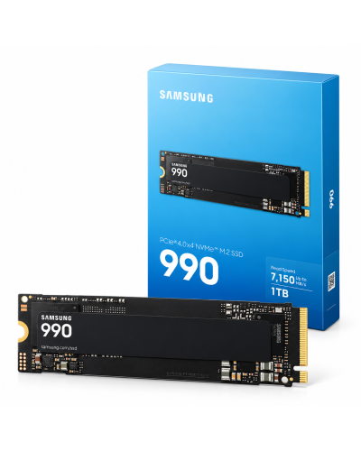 მყარი დისკი - Samsung 990 EVO 1TB / M.2 2280 / PCIe Gen4 x4 / NVMe SSD