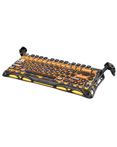 კლავიატურა - GravaStar Mercury K1 Pro / მექანიკური / უსადენო + სადენიანი / RGB / Kailh Speedy Mint Switch / 75%