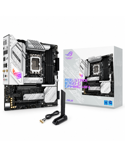 დედადაფა - ASUS ROG STRIX B760-G GAMING WIFI / Intel B760 / LGA 1700 / DDR5 / Wi-Fi 6E / Bluetooth 5.3 / micro-ATX