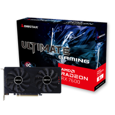 ვიდეობარათი - BIOSTAR AMD Radeon RX 7600 OC 8GB / 128-Bit / GDDR6