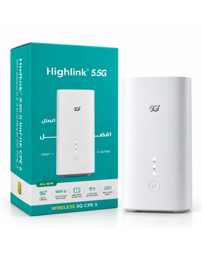 5G Wi-Fi როუტერი - HiLink R1 / Wi-Fi 6 / AX3600 / 5G და 4G / Dual-Band