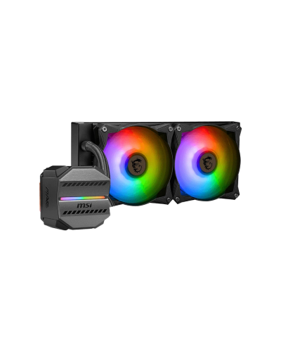 წყლის გაგრილება - MSI MAG CORELIQUID M240 / შავი / A-RGB