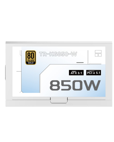 კვების ბლოკი - THERMALRIGHT TR-KG-850-W / 850W / 80 Plus Gold / ATX 3.1 / Fully Modular / თეთრი