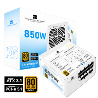 კვების ბლოკი - THERMALRIGHT TR-KG-850-W / 850W / 80 Plus Gold / ATX 3.1 / Fully Modular / თეთრი