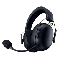 ყურსასმენი - Razer BlackShark V3 X HyperSpeed / უსადენო + სადენიანი / 2.4 GHz / Bluetooth / USB / 7.1 / შავი