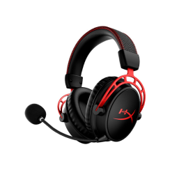 ყურსასმენი - HyperX Cloud Alpha Wireless / უსადენო / Gaming / USB 2.4 GHz / 300 საათამდე / შავი-წითელი