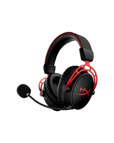 ყურსასმენი - HyperX Cloud Alpha Wireless / უსადენო / Gaming / USB 2.4 GHz / 300 საათამდე / შავი-წითელი