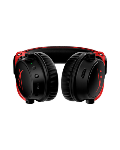 ყურსასმენი - HyperX Cloud Alpha Wireless / უსადენო / Gaming / USB 2.4 GHz / 300 საათამდე / შავი-წითელი