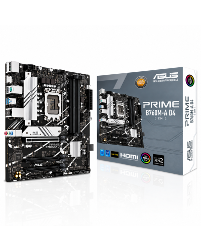 დედადაფა - ASUS PRIME B760M-A D4-CSM / LGA1700 / B760 / DDR4