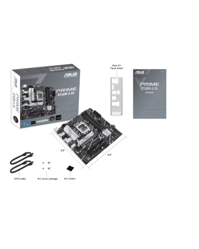 დედადაფა - ASUS PRIME B760M-A D4-CSM / LGA1700 / B760 / DDR4